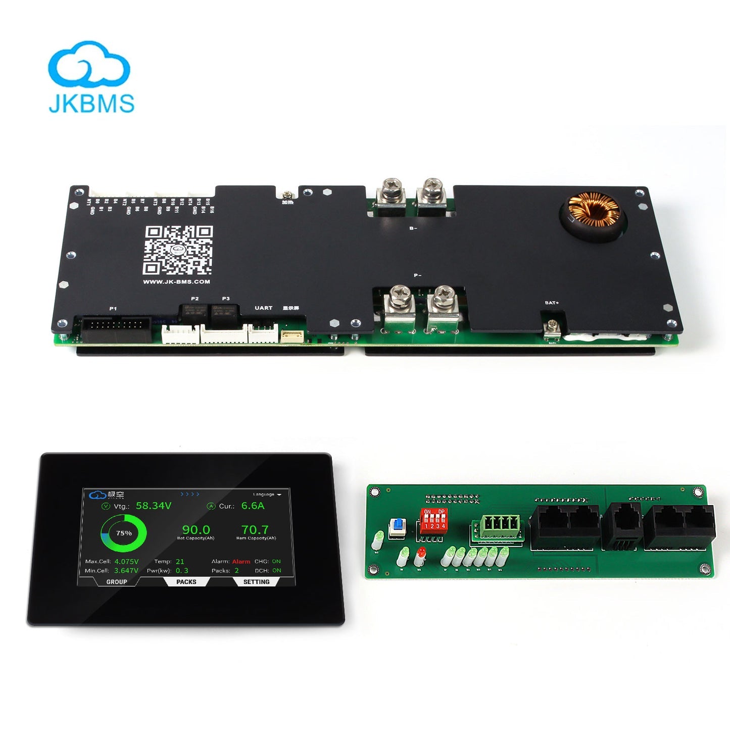 JK BMS V19 JK PB2A16S20P 24V 48V 8S 16S 200A 150A 100A LiFePo4 Li Ion jk-bms-v19-jk-pb2a16s20p-24v-48v-8s-16s-200a-150a-100a-lifepo4-li-ion